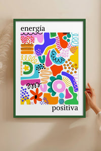 HOMEPACK Ahşap Çerçeveli Tablo Çerçeveli Poster Sanatsal Modern Duvar Dekoru TK-1049