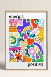 HOMEPACK Ahşap Çerçeveli Tablo Çerçeveli Poster Sanatsal Modern Duvar Dekoru TK-1049