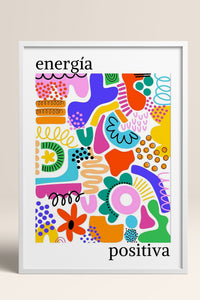 HOMEPACK Ahşap Çerçeveli Tablo Çerçeveli Poster Sanatsal Modern Duvar Dekoru TK-1049