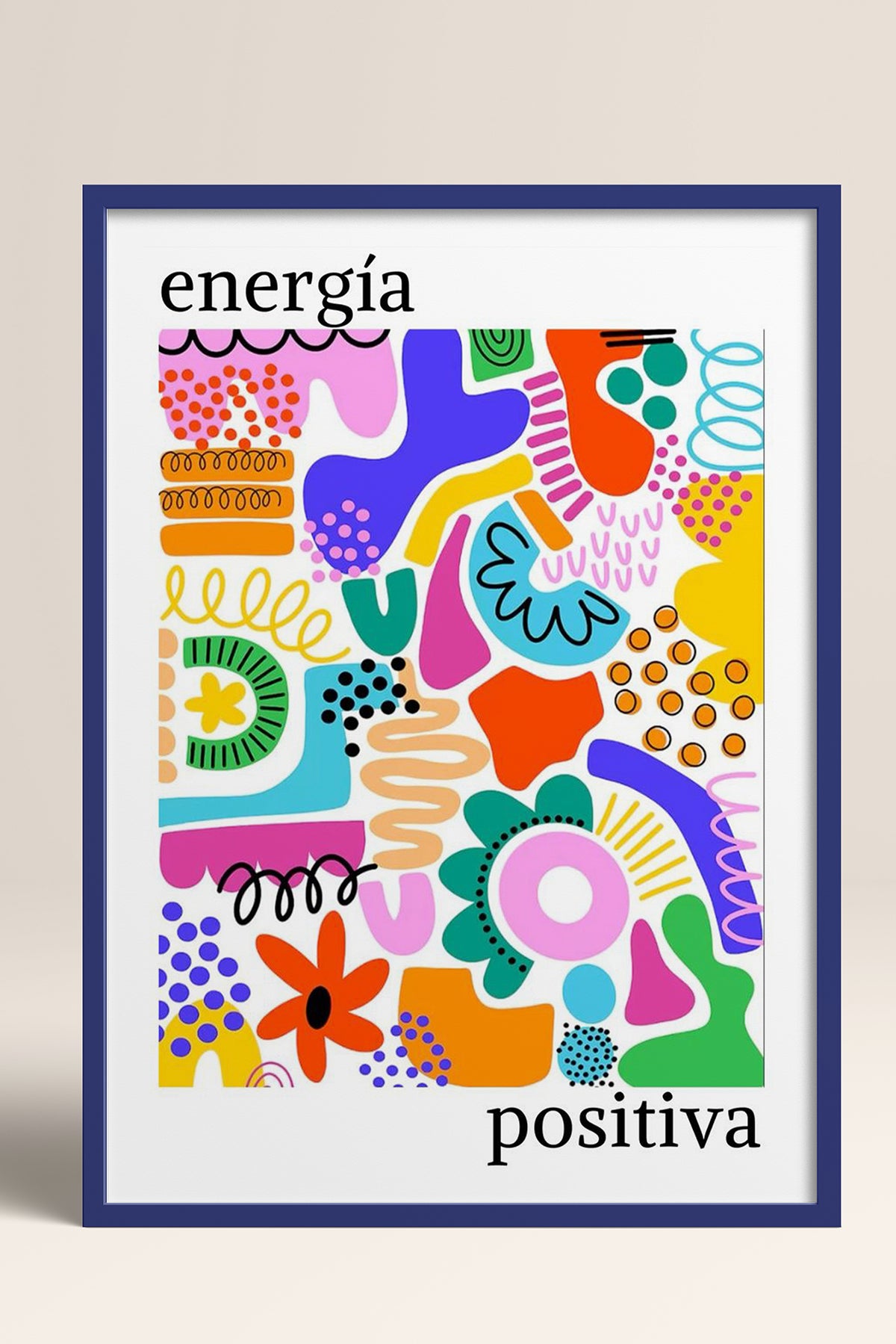 HOMEPACK Ahşap Çerçeveli Tablo Çerçeveli Poster Sanatsal Modern Duvar Dekoru TK-1049