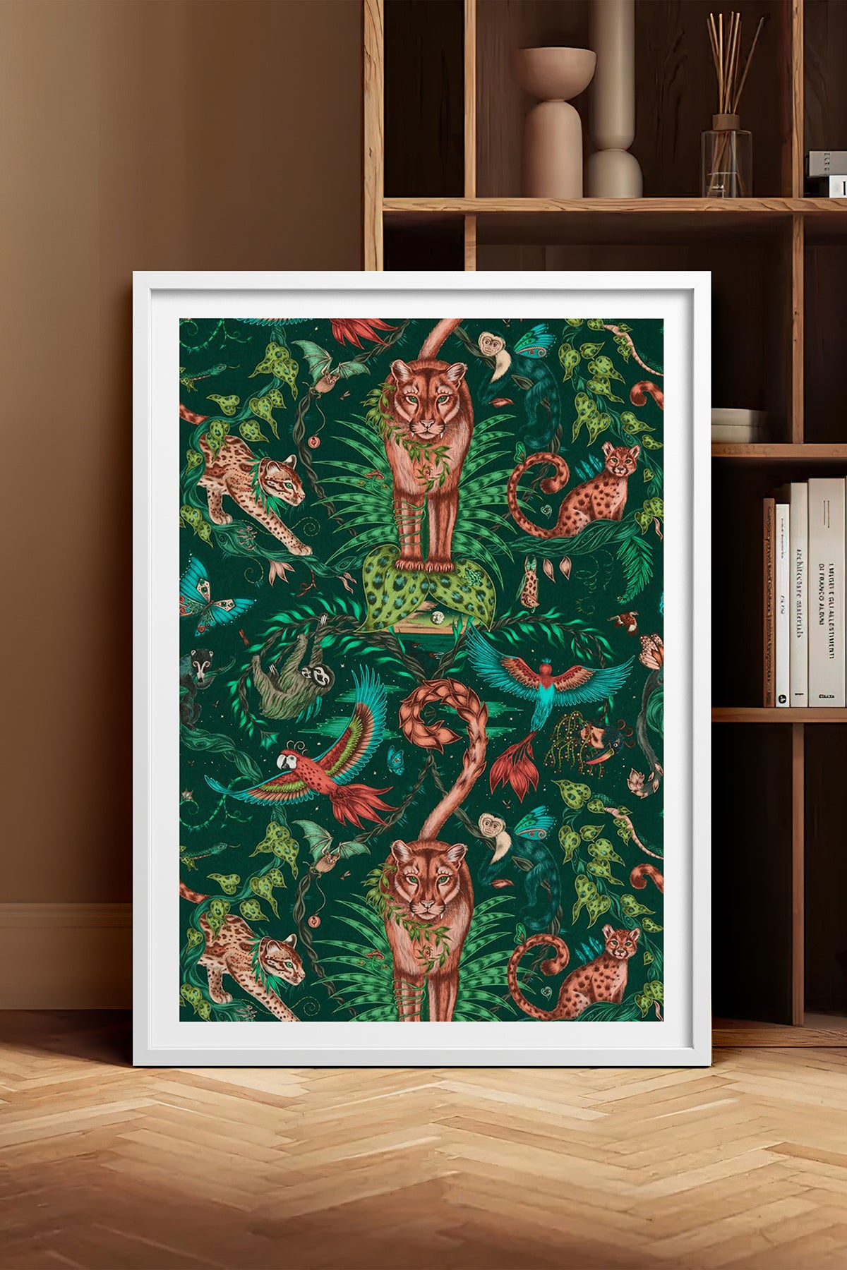HOMEPACK Ahşap Çerçeveli Tablo Çerçeveli Poster Sanatsal Modern Duvar Dekoru TK-1050