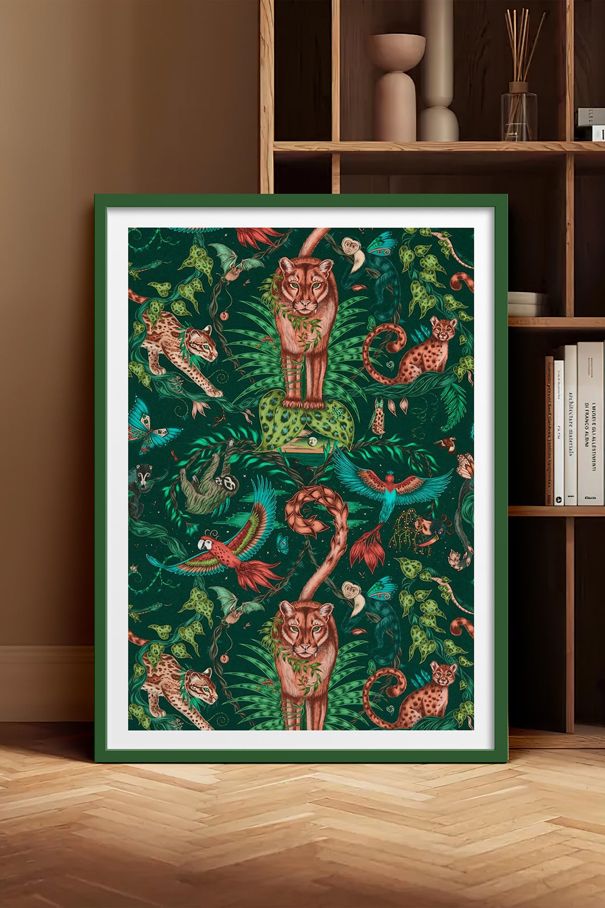 HOMEPACK Ahşap Çerçeveli Tablo Çerçeveli Poster Sanatsal Modern Duvar Dekoru TK-1050
