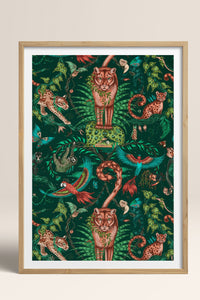 HOMEPACK Ahşap Çerçeveli Tablo Çerçeveli Poster Sanatsal Modern Duvar Dekoru TK-1050