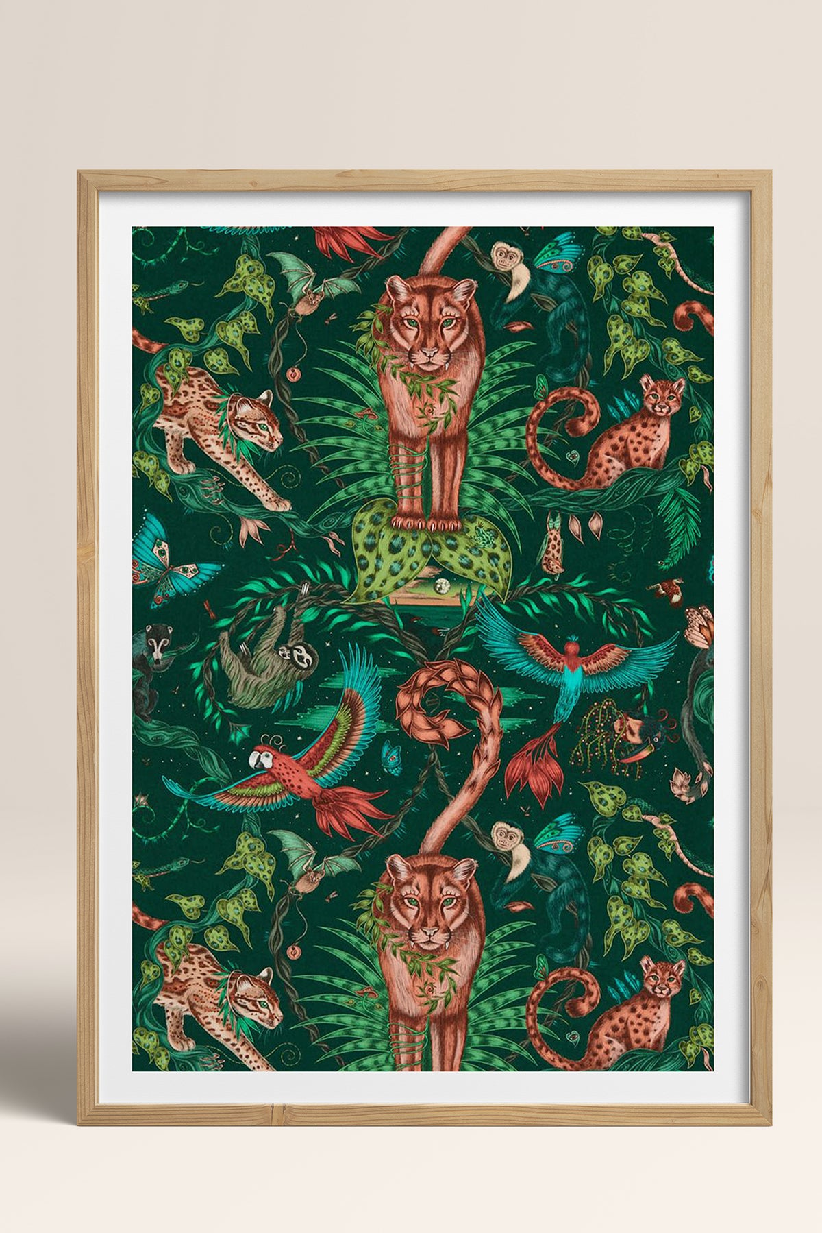 HOMEPACK Ahşap Çerçeveli Tablo Çerçeveli Poster Sanatsal Modern Duvar Dekoru TK-1050
