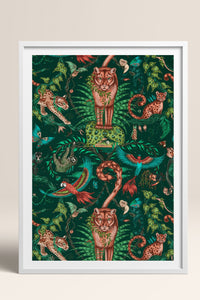 HOMEPACK Ahşap Çerçeveli Tablo Çerçeveli Poster Sanatsal Modern Duvar Dekoru TK-1050