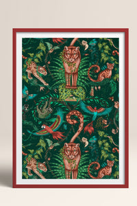 HOMEPACK Ahşap Çerçeveli Tablo Çerçeveli Poster Sanatsal Modern Duvar Dekoru TK-1050
