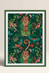 HOMEPACK Ahşap Çerçeveli Tablo Çerçeveli Poster Sanatsal Modern Duvar Dekoru TK-1050