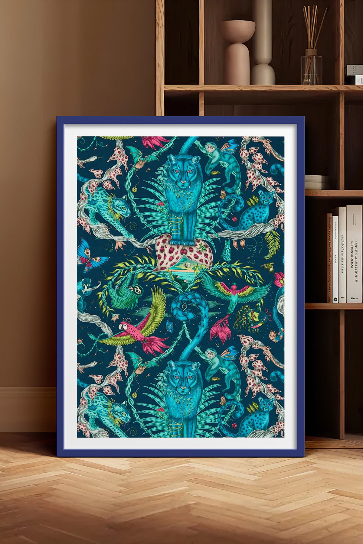 HOMEPACK Ahşap Çerçeveli Tablo Çerçeveli Poster Sanatsal Modern Duvar Dekoru TK-1051