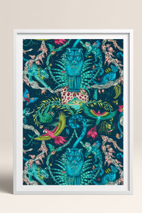 HOMEPACK Ahşap Çerçeveli Tablo Çerçeveli Poster Sanatsal Modern Duvar Dekoru TK-1051