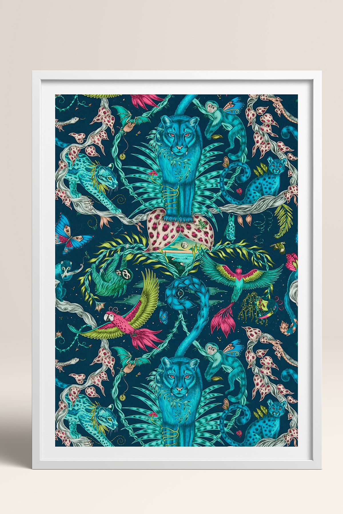 HOMEPACK Ahşap Çerçeveli Tablo Çerçeveli Poster Sanatsal Modern Duvar Dekoru TK-1051
