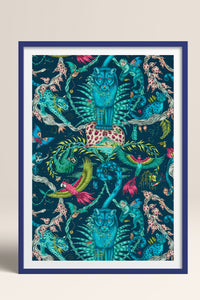 HOMEPACK Ahşap Çerçeveli Tablo Çerçeveli Poster Sanatsal Modern Duvar Dekoru TK-1051