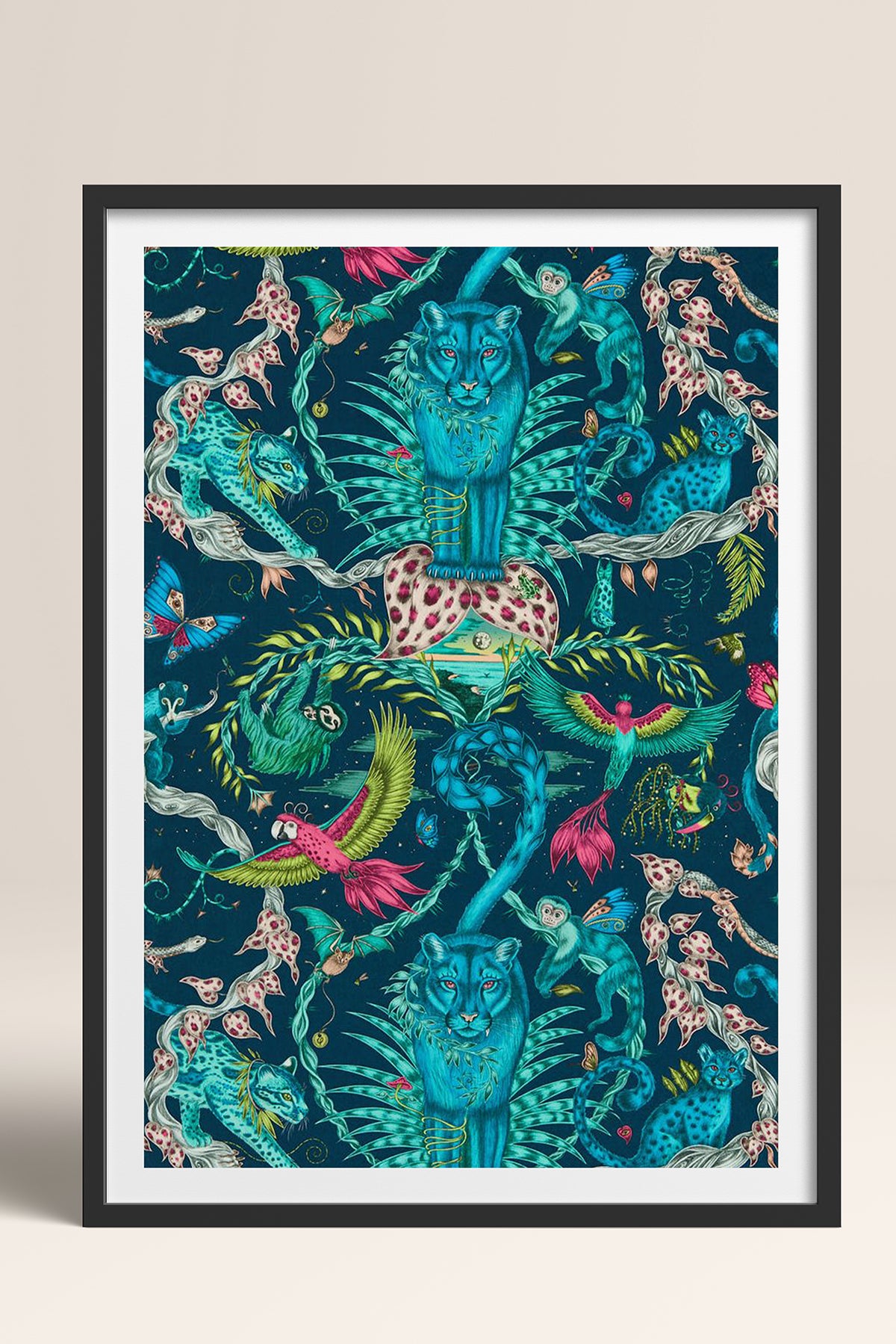 HOMEPACK Ahşap Çerçeveli Tablo Çerçeveli Poster Sanatsal Modern Duvar Dekoru TK-1051