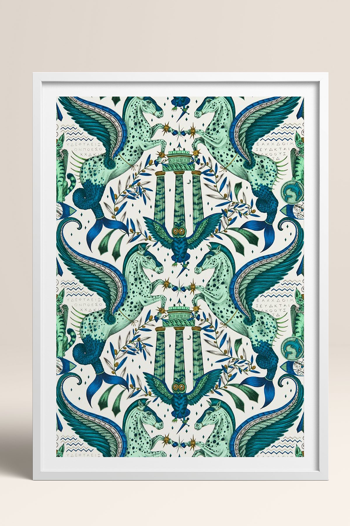 HOMEPACK Ahşap Çerçeveli Tablo Çerçeveli Poster Sanatsal Modern Duvar Dekoru TK-1052