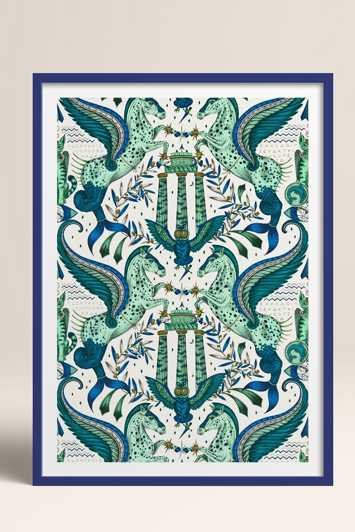HOMEPACK Ahşap Çerçeveli Tablo Çerçeveli Poster Sanatsal Modern Duvar Dekoru TK-1052