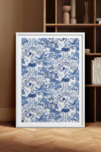 HOMEPACK Ahşap Çerçeveli Tablo Çerçeveli Poster Sanatsal Modern Duvar Dekoru TK-1053