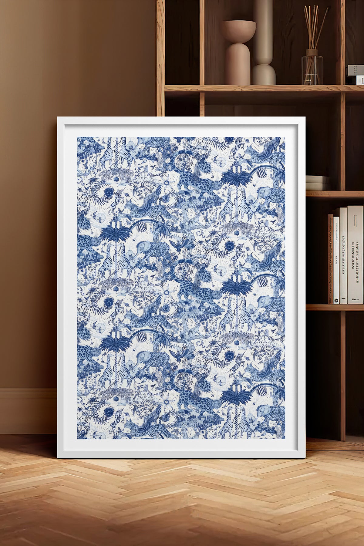 HOMEPACK Ahşap Çerçeveli Tablo Çerçeveli Poster Sanatsal Modern Duvar Dekoru TK-1053