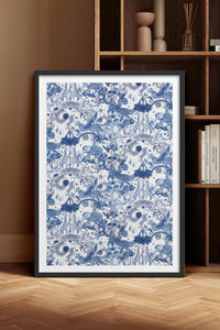 HOMEPACK Ahşap Çerçeveli Tablo Çerçeveli Poster Sanatsal Modern Duvar Dekoru TK-1053