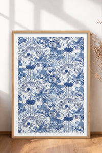 HOMEPACK Ahşap Çerçeveli Tablo Çerçeveli Poster Sanatsal Modern Duvar Dekoru TK-1053