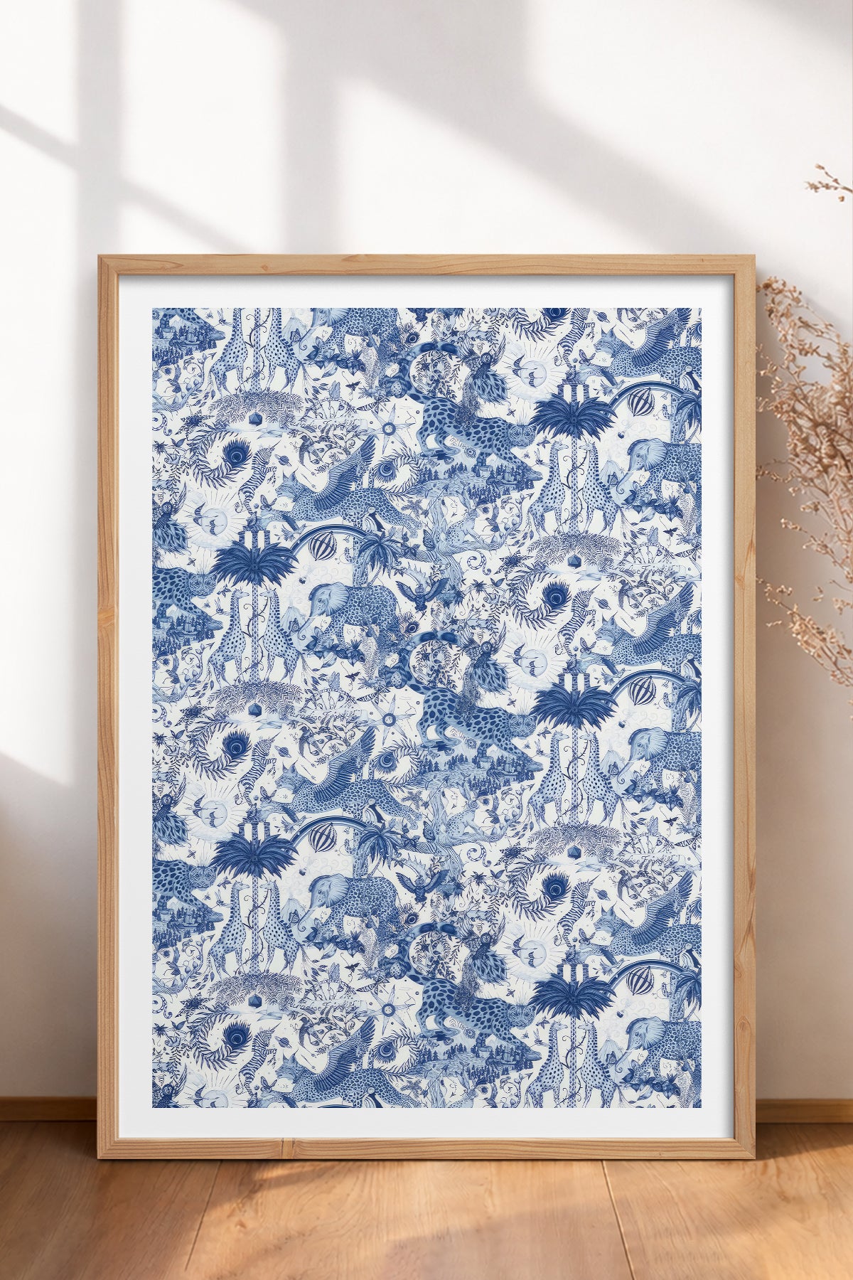 HOMEPACK Ahşap Çerçeveli Tablo Çerçeveli Poster Sanatsal Modern Duvar Dekoru TK-1053