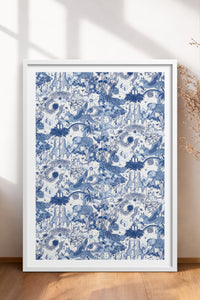 HOMEPACK Ahşap Çerçeveli Tablo Çerçeveli Poster Sanatsal Modern Duvar Dekoru TK-1053