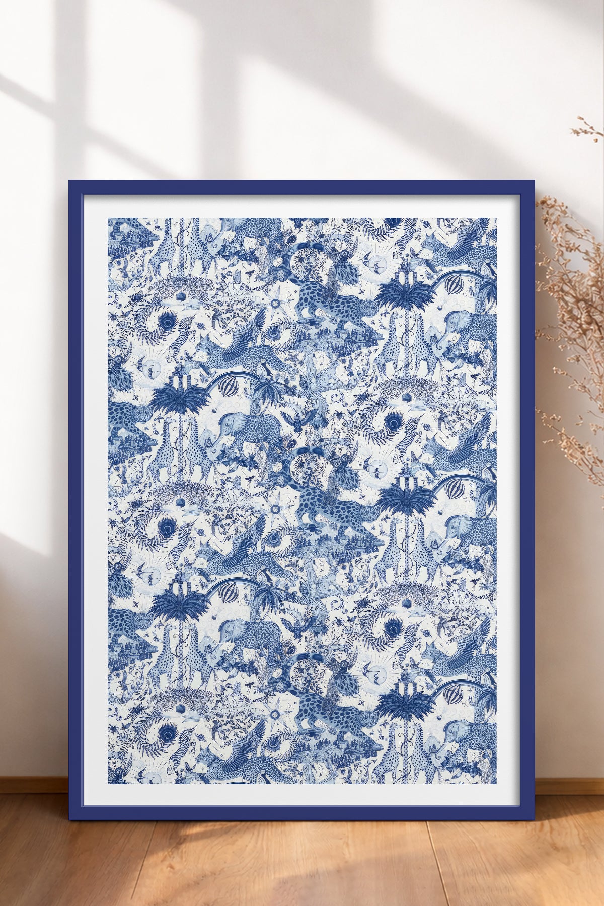 HOMEPACK Ahşap Çerçeveli Tablo Çerçeveli Poster Sanatsal Modern Duvar Dekoru TK-1053