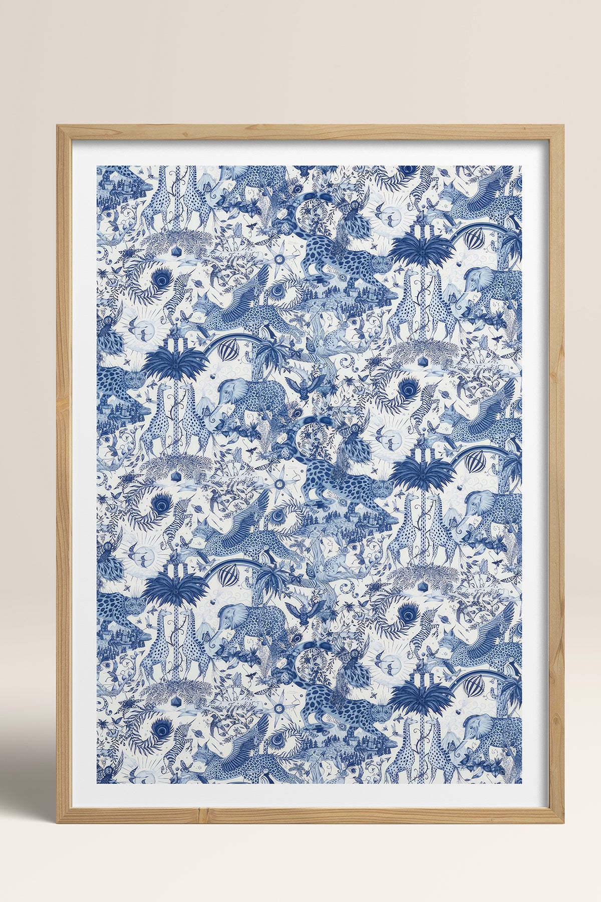 HOMEPACK Ahşap Çerçeveli Tablo Çerçeveli Poster Sanatsal Modern Duvar Dekoru TK-1053