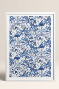 HOMEPACK Ahşap Çerçeveli Tablo Çerçeveli Poster Sanatsal Modern Duvar Dekoru TK-1053