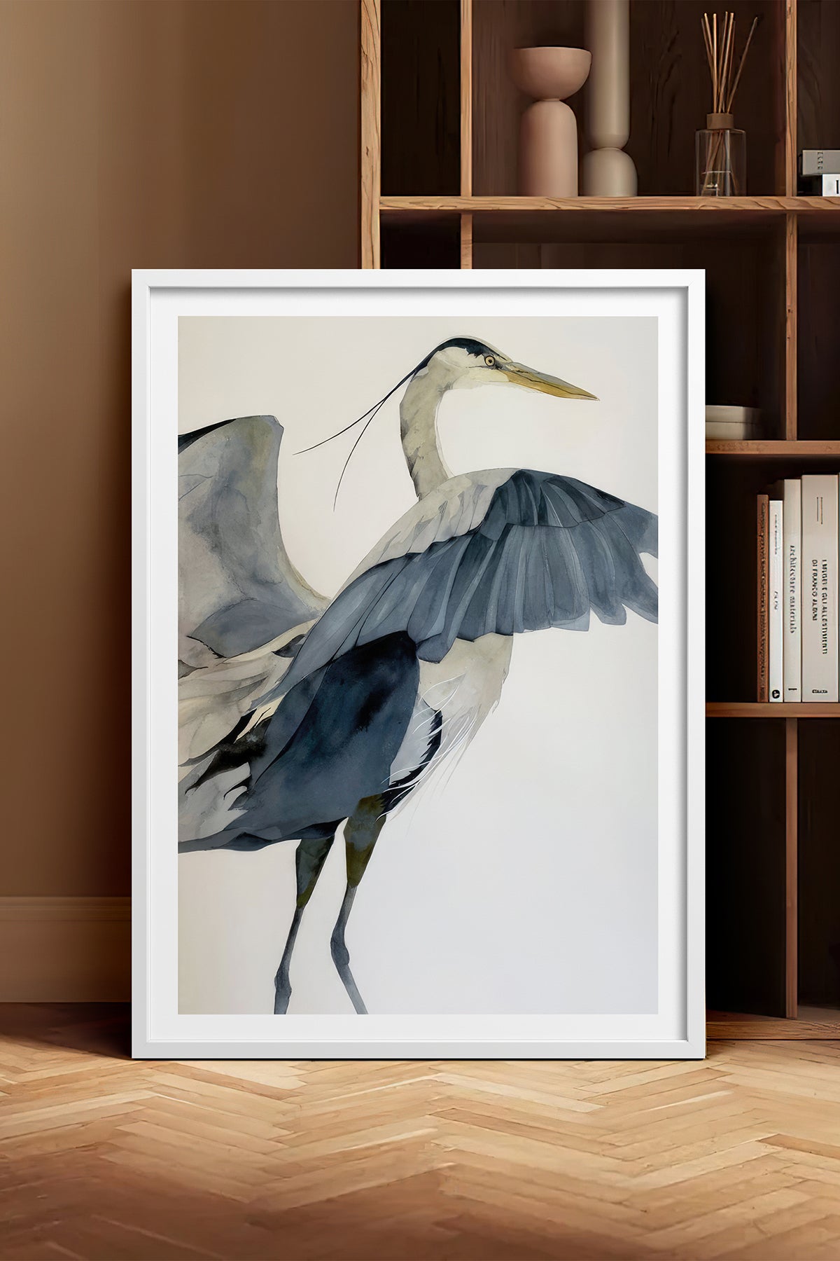 HOMEPACK Ahşap Çerçeveli Tablo Çerçeveli Poster Sanatsal Modern Duvar Dekoru TK-1056