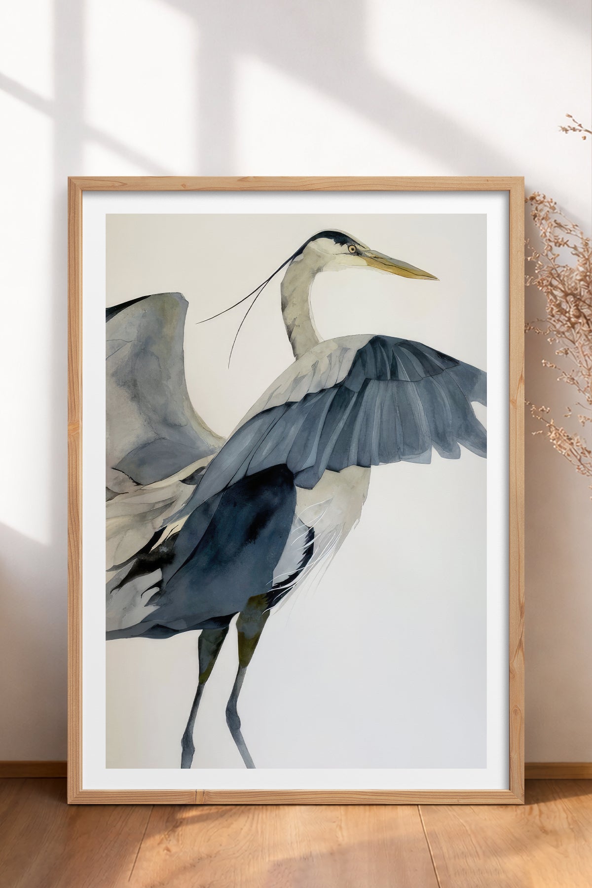 HOMEPACK Ahşap Çerçeveli Tablo Çerçeveli Poster Sanatsal Modern Duvar Dekoru TK-1056
