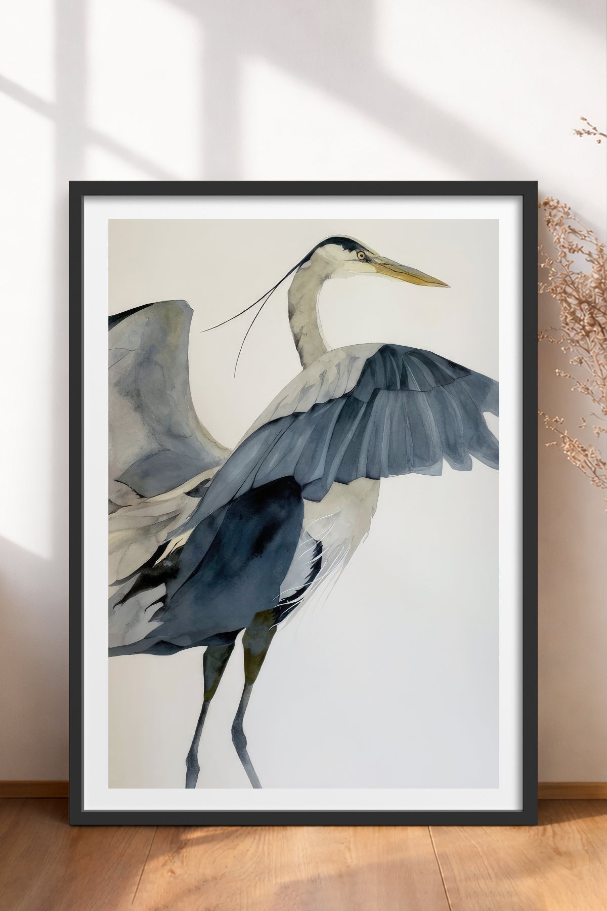 HOMEPACK Ahşap Çerçeveli Tablo Çerçeveli Poster Sanatsal Modern Duvar Dekoru TK-1056