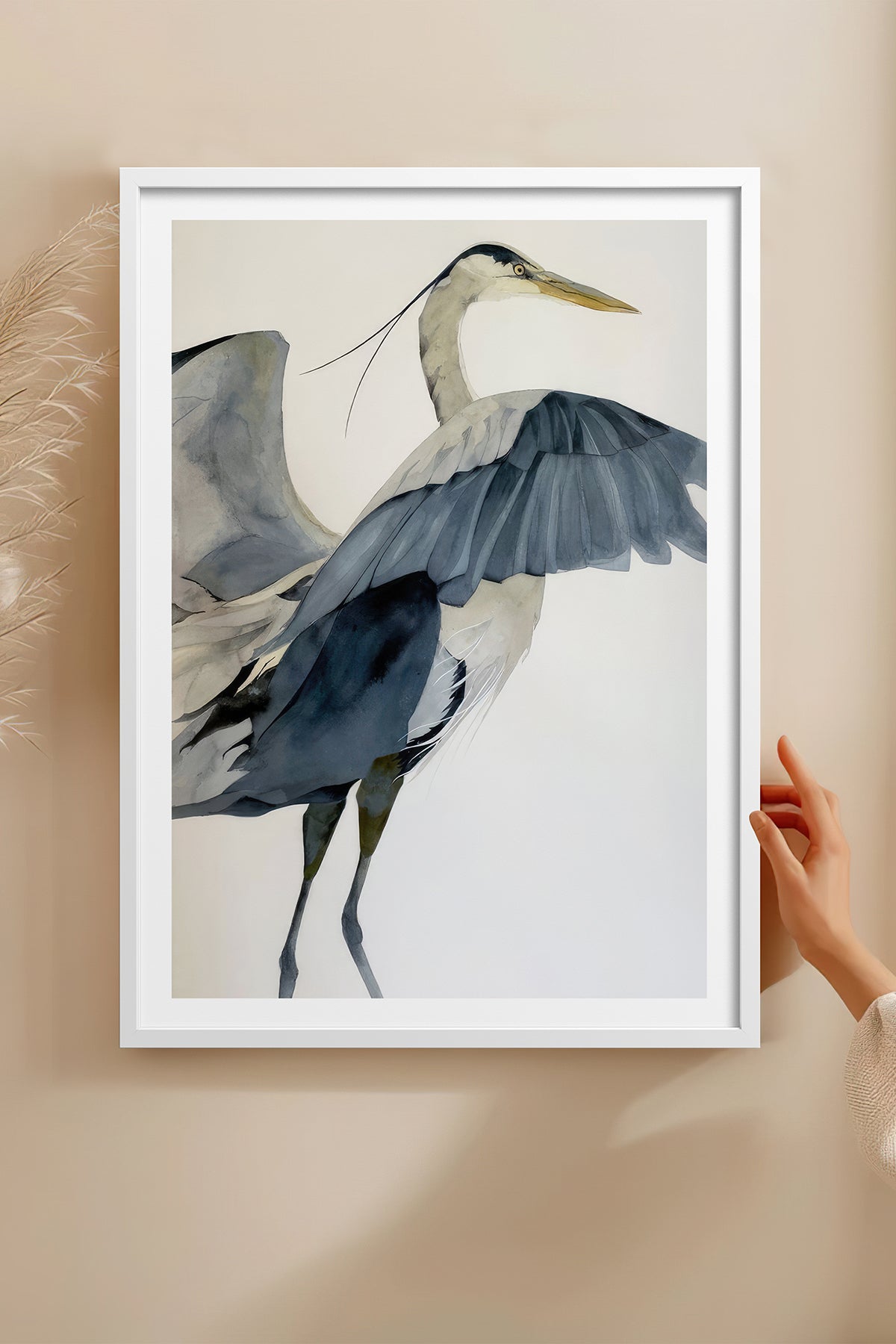 HOMEPACK Ahşap Çerçeveli Tablo Çerçeveli Poster Sanatsal Modern Duvar Dekoru TK-1056