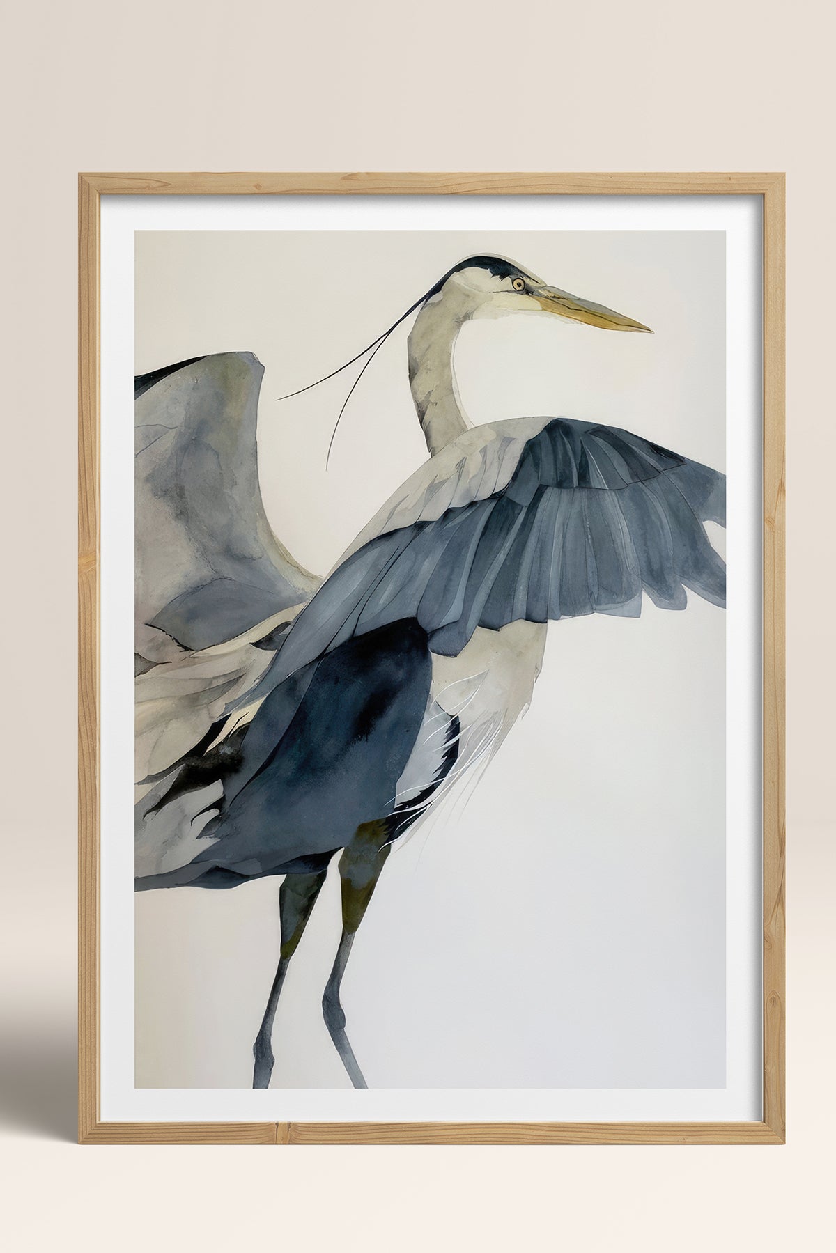 HOMEPACK Ahşap Çerçeveli Tablo Çerçeveli Poster Sanatsal Modern Duvar Dekoru TK-1056