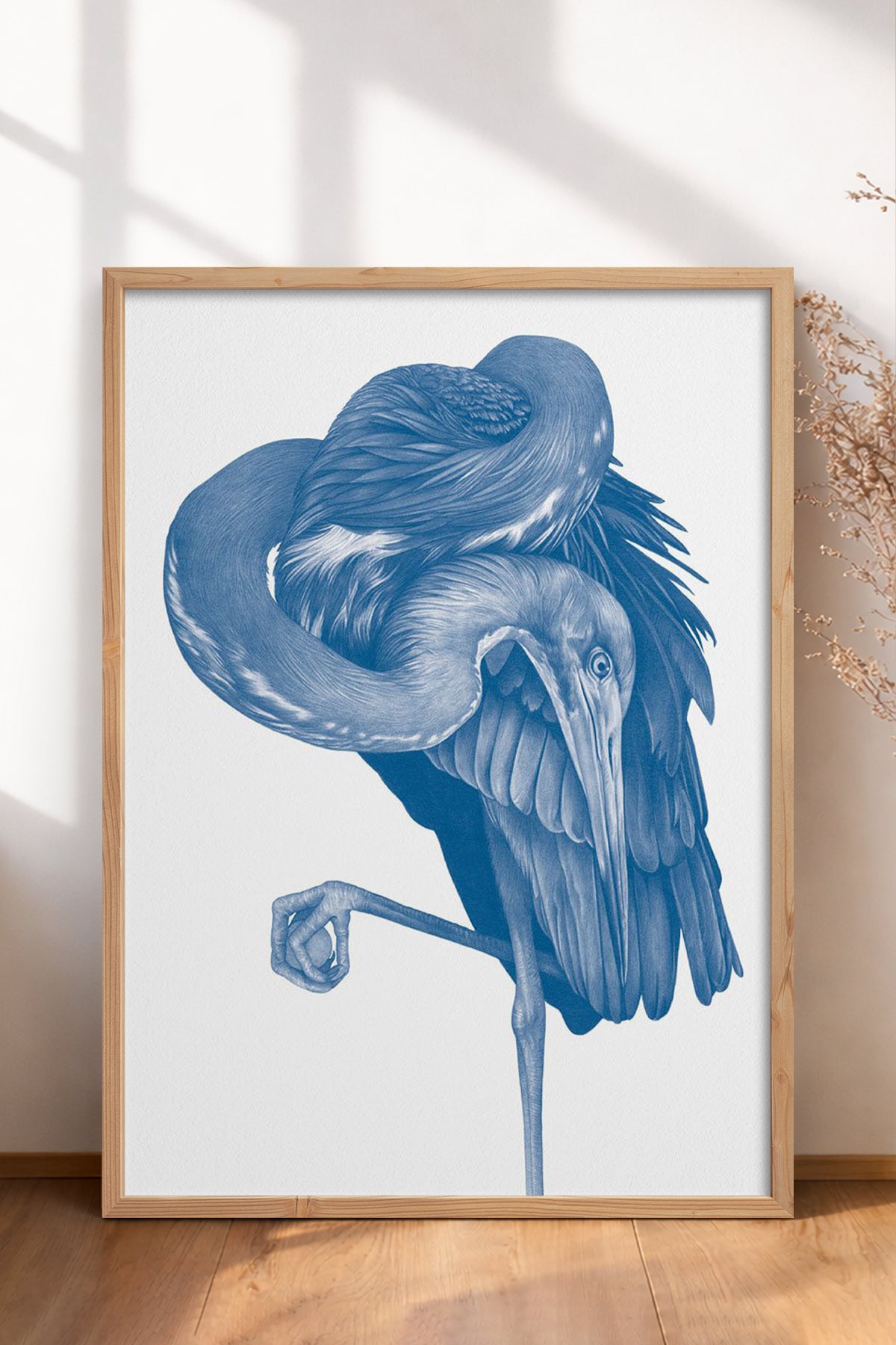 HOMEPACK Ahşap Çerçeveli Tablo Çerçeveli Poster Sanatsal Modern Duvar Dekoru TK-1057
