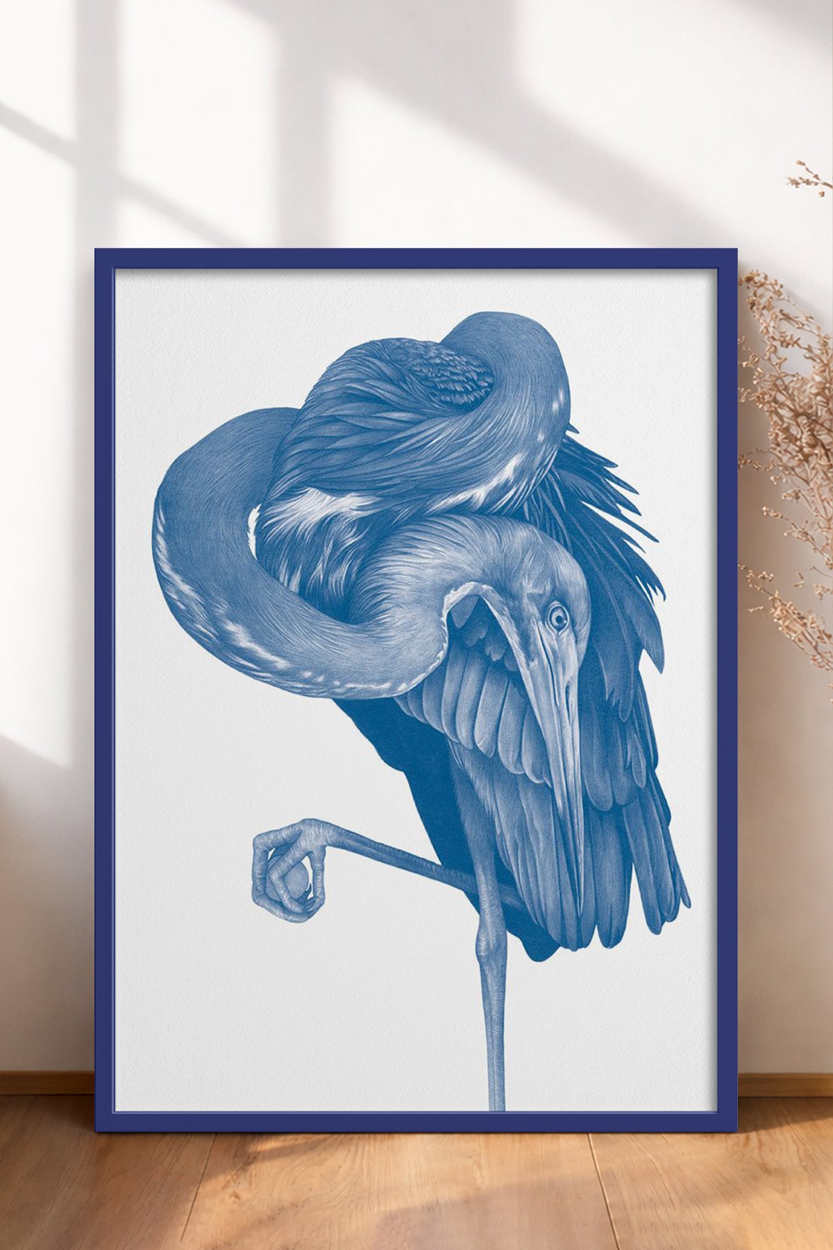 HOMEPACK Ahşap Çerçeveli Tablo Çerçeveli Poster Sanatsal Modern Duvar Dekoru TK-1057