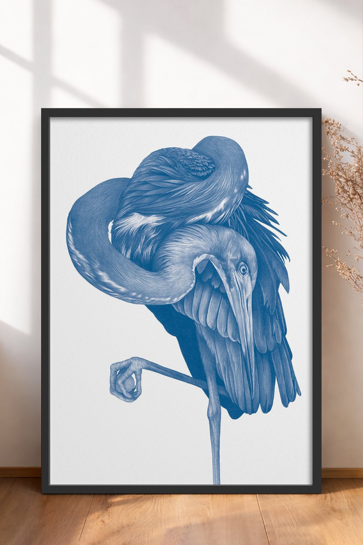 HOMEPACK Ahşap Çerçeveli Tablo Çerçeveli Poster Sanatsal Modern Duvar Dekoru TK-1057