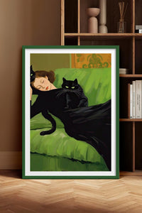 HOMEPACK Ahşap Çerçeveli Tablo Çerçeveli Poster Sanatsal Modern Duvar Dekoru TK-1058
