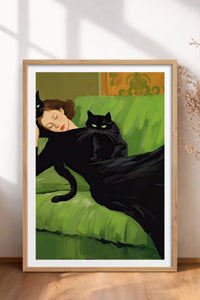 HOMEPACK Ahşap Çerçeveli Tablo Çerçeveli Poster Sanatsal Modern Duvar Dekoru TK-1058