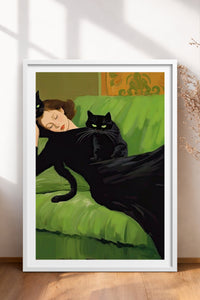 HOMEPACK Ahşap Çerçeveli Tablo Çerçeveli Poster Sanatsal Modern Duvar Dekoru TK-1058
