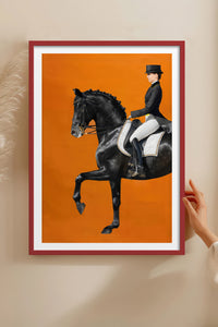 HOMEPACK Ahşap Çerçeveli Tablo Çerçeveli Poster Sanatsal Modern Duvar Dekoru TK-1061