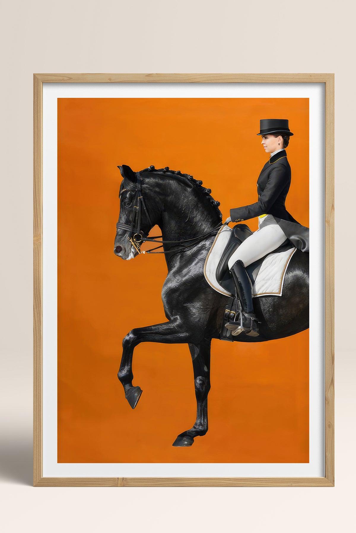 HOMEPACK Ahşap Çerçeveli Tablo Çerçeveli Poster Sanatsal Modern Duvar Dekoru TK-1061