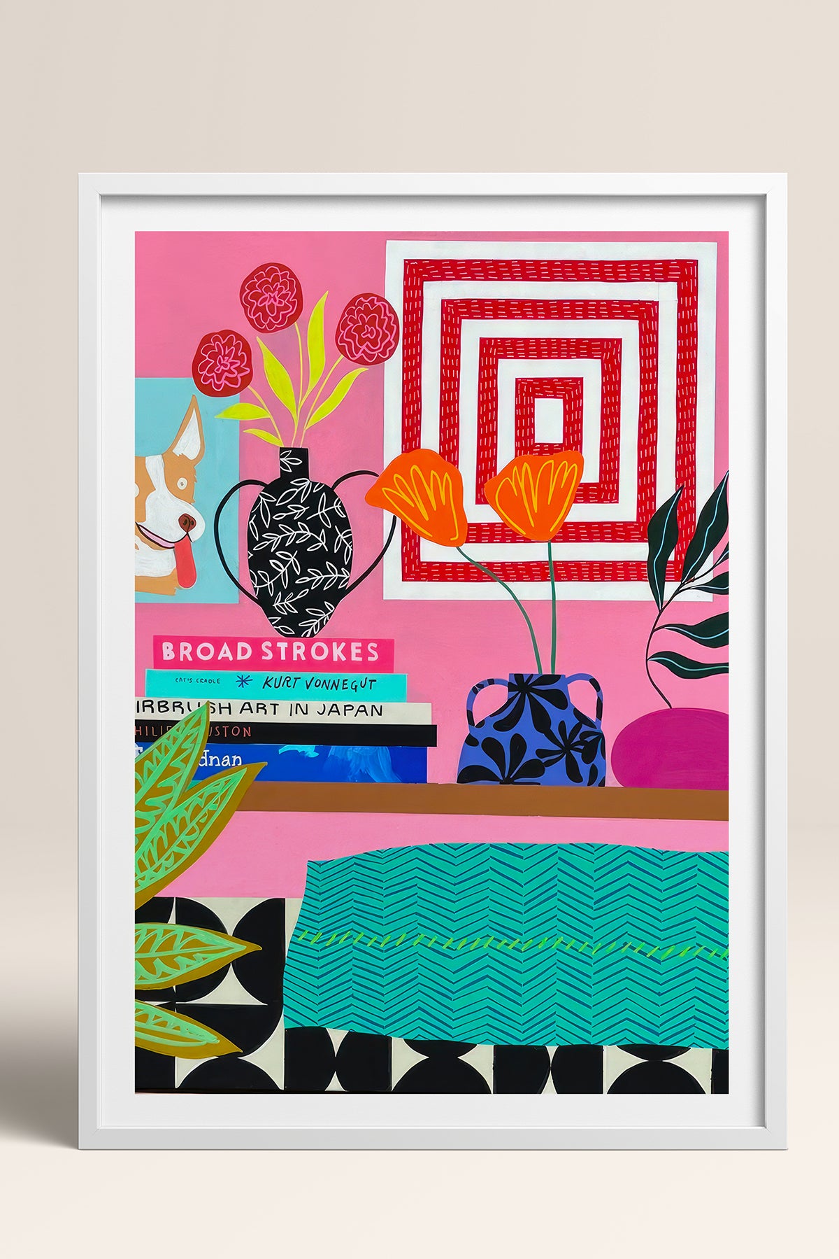 HOMEPACK Ahşap Çerçeveli Tablo Çerçeveli Poster Sanatsal Modern Duvar Dekoru TK-1062