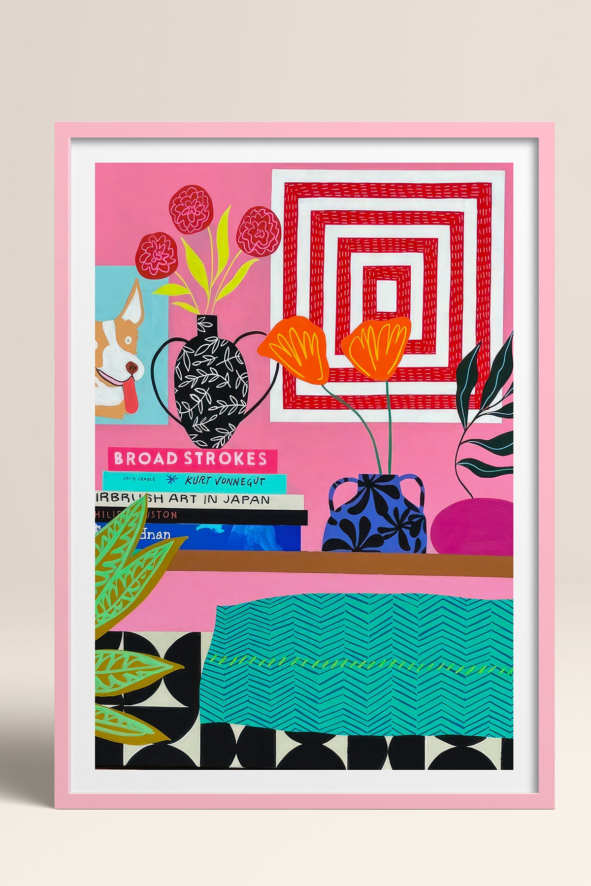 HOMEPACK Ahşap Çerçeveli Tablo Çerçeveli Poster Sanatsal Modern Duvar Dekoru TK-1062