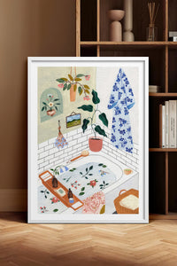 HOMEPACK Ahşap Çerçeveli Tablo Çerçeveli Poster Sanatsal Modern Duvar Dekoru TK-1063