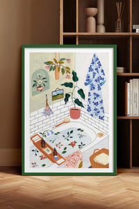 HOMEPACK Ahşap Çerçeveli Tablo Çerçeveli Poster Sanatsal Modern Duvar Dekoru TK-1063