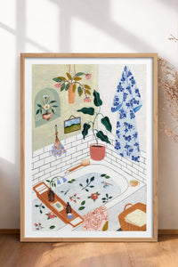 HOMEPACK Ahşap Çerçeveli Tablo Çerçeveli Poster Sanatsal Modern Duvar Dekoru TK-1063