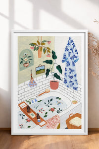 HOMEPACK Ahşap Çerçeveli Tablo Çerçeveli Poster Sanatsal Modern Duvar Dekoru TK-1063