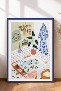 HOMEPACK Ahşap Çerçeveli Tablo Çerçeveli Poster Sanatsal Modern Duvar Dekoru TK-1063
