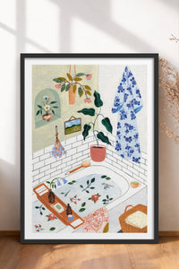 HOMEPACK Ahşap Çerçeveli Tablo Çerçeveli Poster Sanatsal Modern Duvar Dekoru TK-1063
