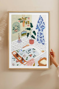 HOMEPACK Ahşap Çerçeveli Tablo Çerçeveli Poster Sanatsal Modern Duvar Dekoru TK-1063