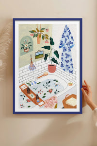 HOMEPACK Ahşap Çerçeveli Tablo Çerçeveli Poster Sanatsal Modern Duvar Dekoru TK-1063